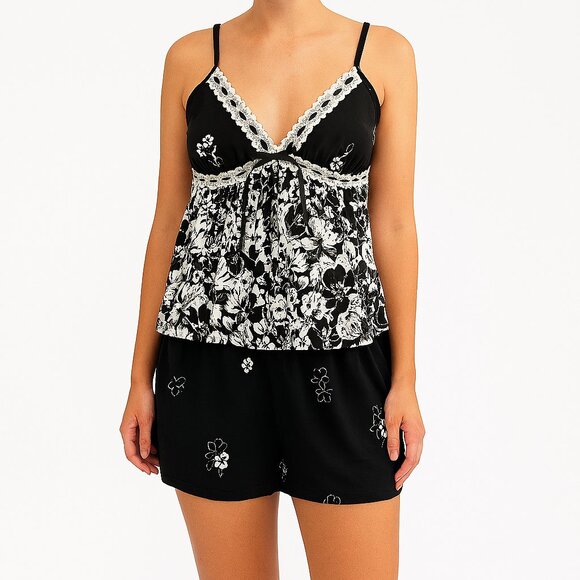Studio Donatella Strappy Tank and Tap Short Pajama Set - Picture 1 of 9